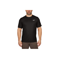 T-shirt Koszulka z Krótkim Rękawem Czarna r.M MILWAUKEE