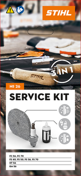 Zestaw serwisowy KIT 26 do kos kosiarek spalinowych  FS 40/50/56/70, HT 56, KM 56 filtr powietrza paliwa świeca STIHL 