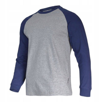 Koszulka t-shirt długi rękaw szary L40224 XL