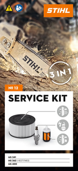 Zestaw serwisowy  filtr powietrza paliwa świeca do pilarek spalinowych KIT 12 do  MS 362, MS 400 (od 2018) STIHL 