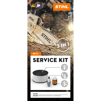 Zestaw serwisowy  filtr powietrza paliwa świeca do pilarek spalinowych KIT 11 do MS 261, MS 362  STIHL 