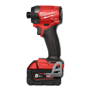 Milwaukee M18 FID3-502X - Zakrętarka udarowa 1/4" HEX 18 V, 5.0 Ah, FUEL™, w walizce, z 2 akumulatorami i ładowarką
