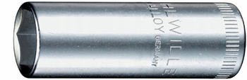 Nasadka 1/4" 13mm, 6-kątna, długa stahlwille