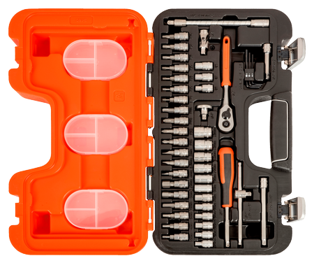  Zestaw nasadek 1/4". 46 elementów BAHCO S460