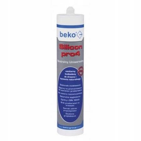 Silikon Pro4 Universal Uszczelnia 310ml Biały Beko